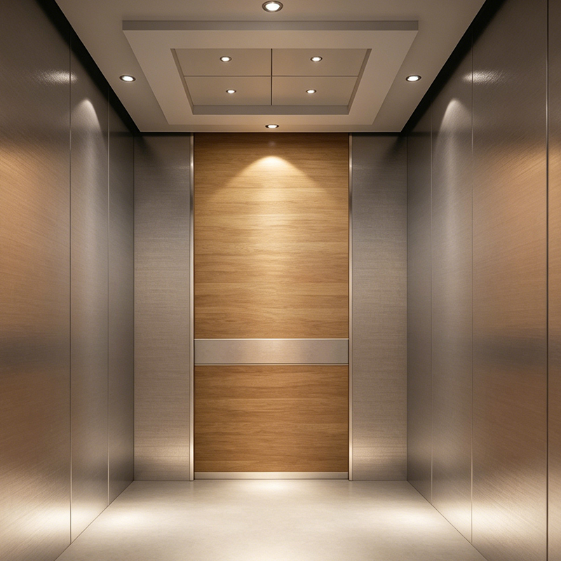 Soilsiú faoi stiúir Ardaitheoir Paisinéirí Tráchtála le PVC Flooring